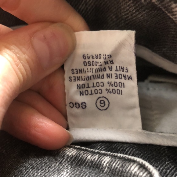 Vintage grey acid wash denim high waisted pleated midi/ maxi denim skirt - Picture 12 of 13